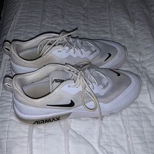 nike air max shoes, slightly worn but still in good condition